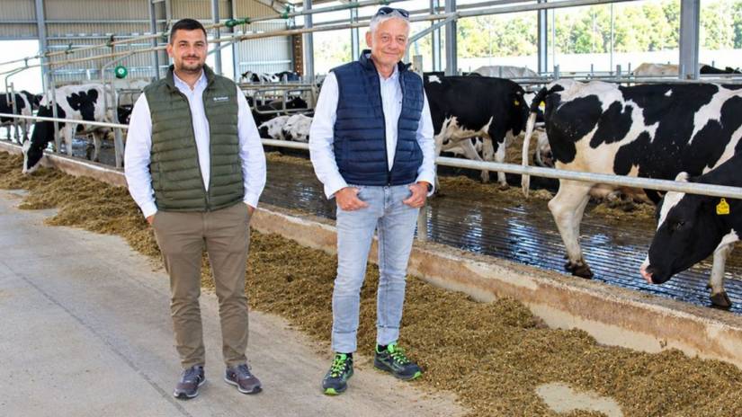 Marczali Gábor vezérigazgató és Valásek Soma termelési igazgató, Nemesszalóki Mezőgazdasági Zrt.